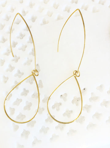 Gold Wire earrings