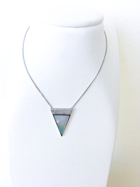 Mother of Pearl Point Necklace