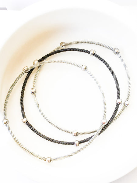 Stainless Steel Bracelet Set
